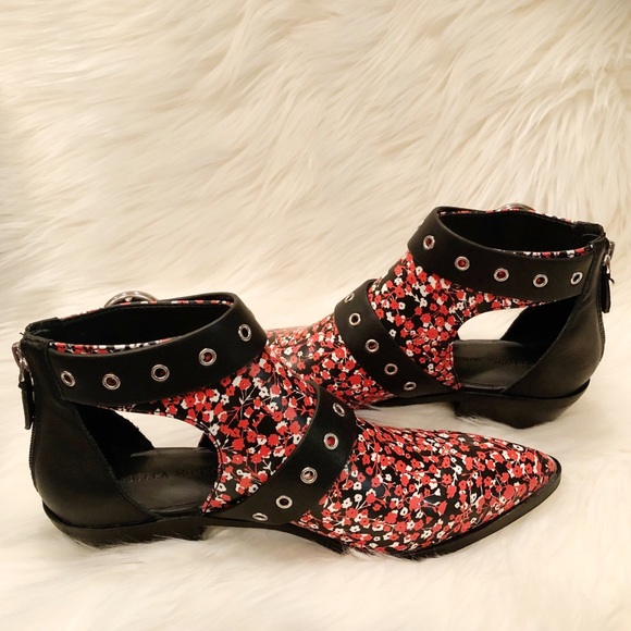 Rebecca Minkoff Kianna Floral Ankle Booties New - Picture 6 of 15